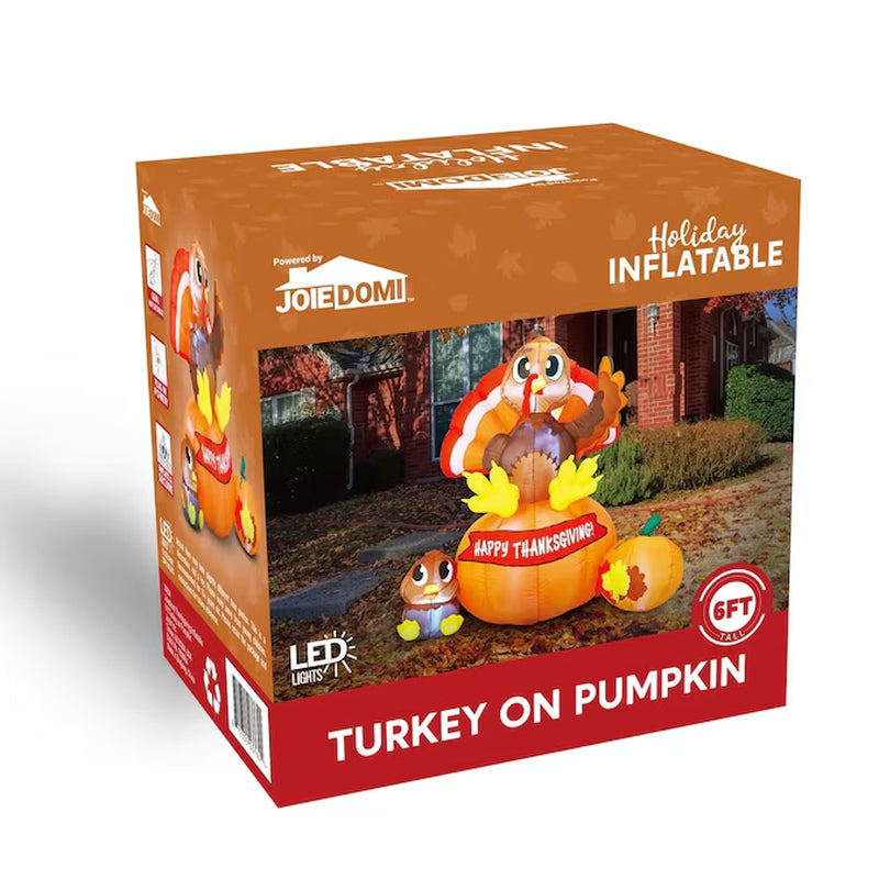 72-Inches Lighted Turkey Free Standing Decoration